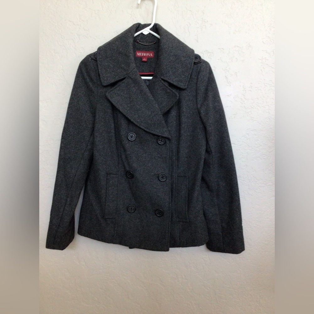 Merona Women's Dark Gray Peacoat